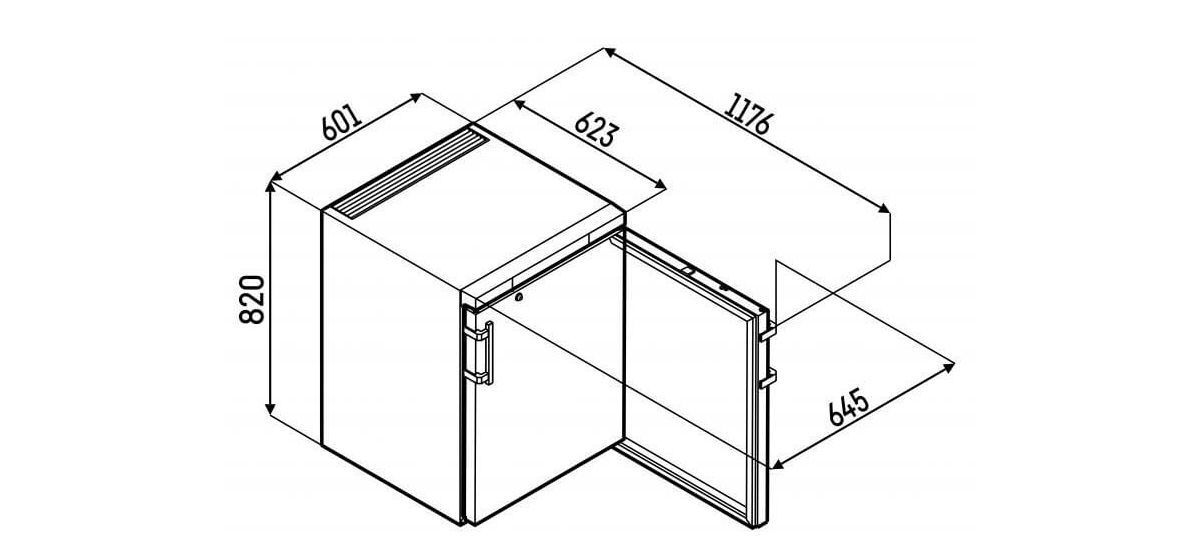 LGUex1500 MediLine afmetingen