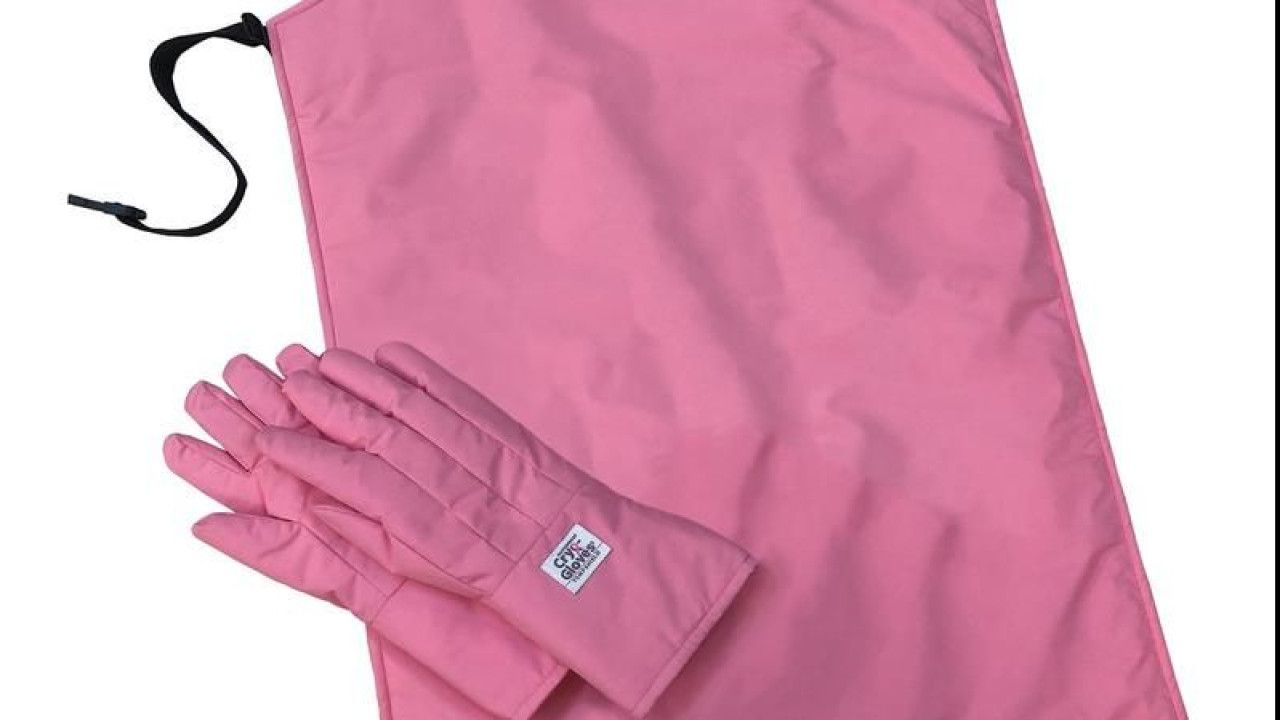 PINK Cryo-gloves en schort