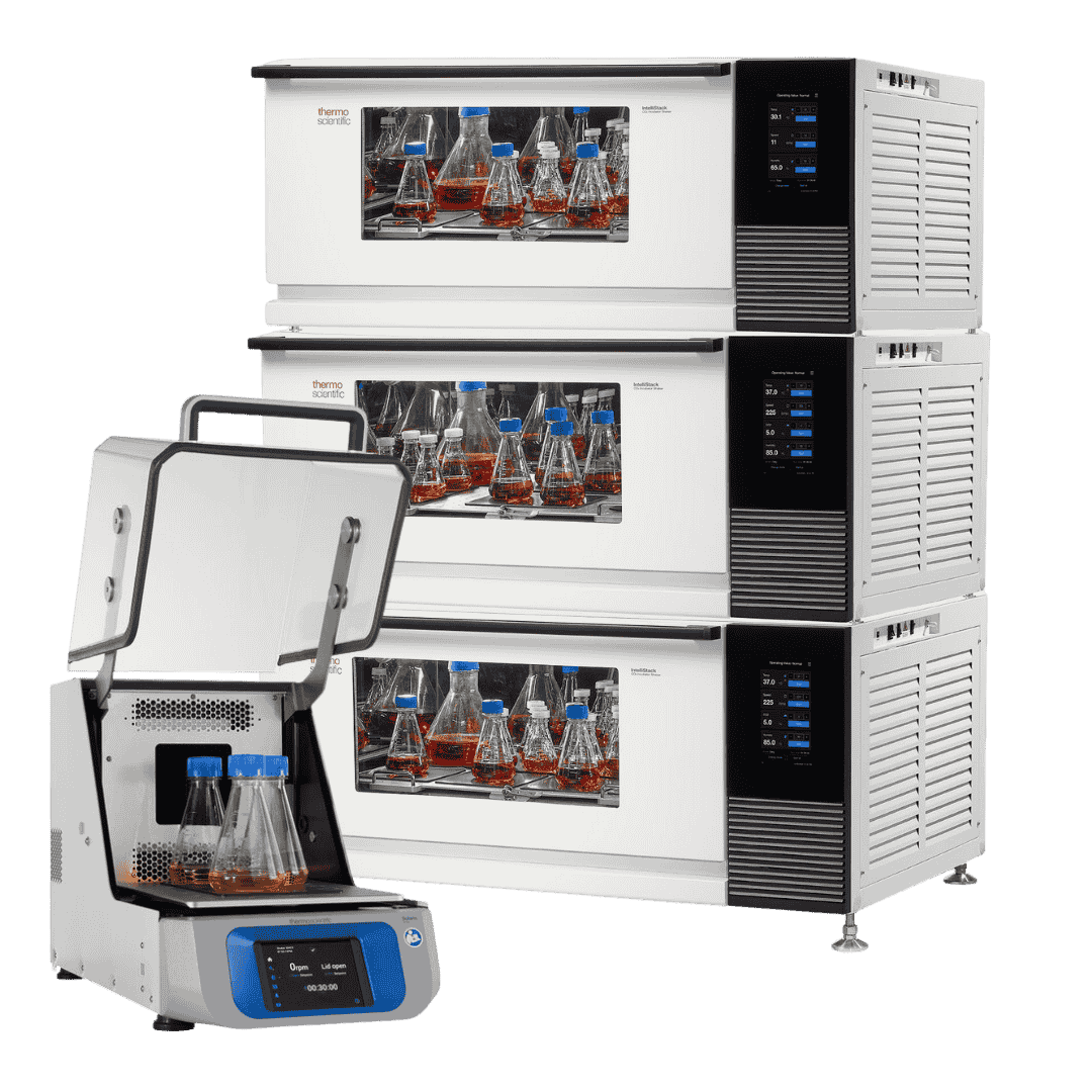 Shakers and mixers for laboratory use