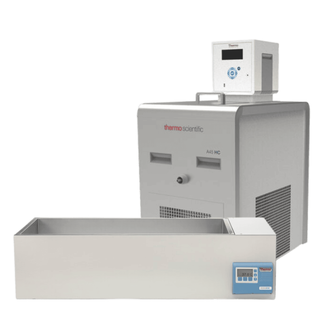 Water baths for precise temperature regulation